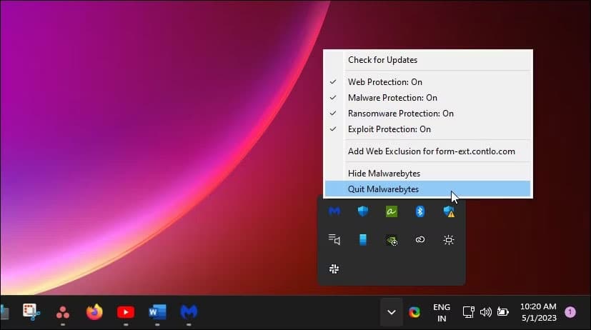 sua-loi-amd-195-1 Tạm tắt Malwarebytes trên Windows
