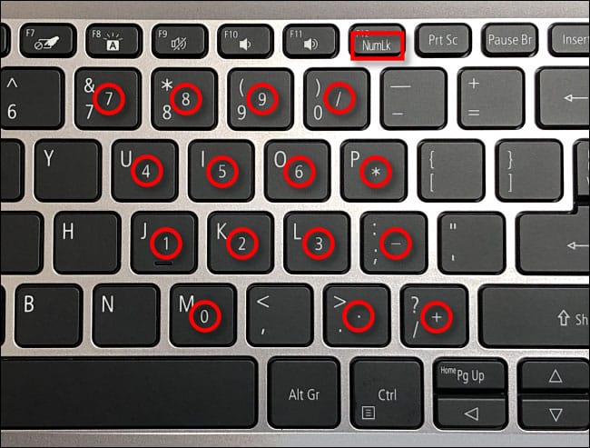 sua-loi-ban-phim-nhap-so-thay-vi-chu-2 Bàn phím do Acer sản xuất cho laptop Windows 10