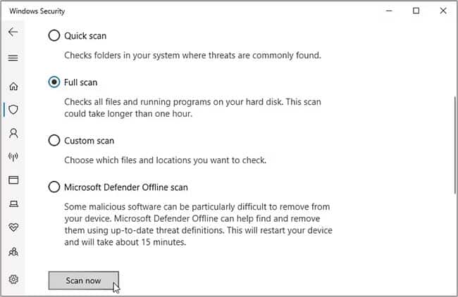 sua-loi-chkdsk-cannot-continue-in-read-only-mode-4 Quét thiết bị qua cài đặt hệ thống
