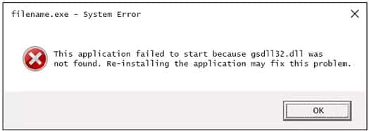 sua-loi-gsdll32-dll-not-found-1 Thông báo lỗi gsdll32.dll trong Windows