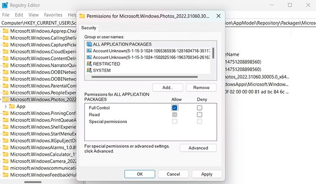 sua-loi-invalid-value-for-registry-5 Chọn Full Control