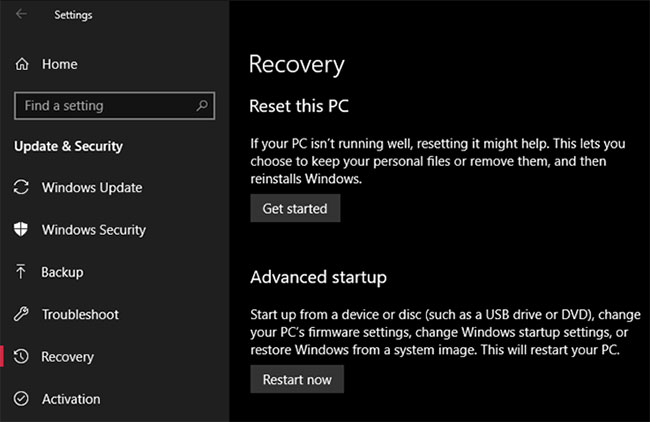 sua-loi-man-hinh-xanh-3 Cài đặt lại Windows 10
