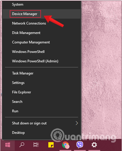 sua-loi-mat-bluetooth-win-10-1 Tìm và chọn Device Manager từ menu chuột phải của Start