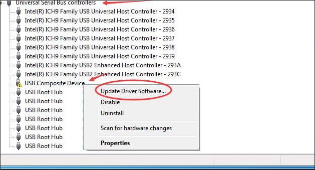 Update driver
