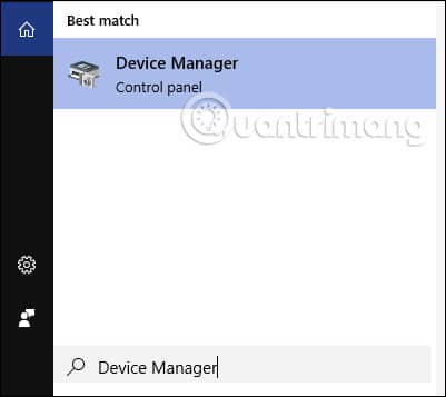 Truy cập Device Manager