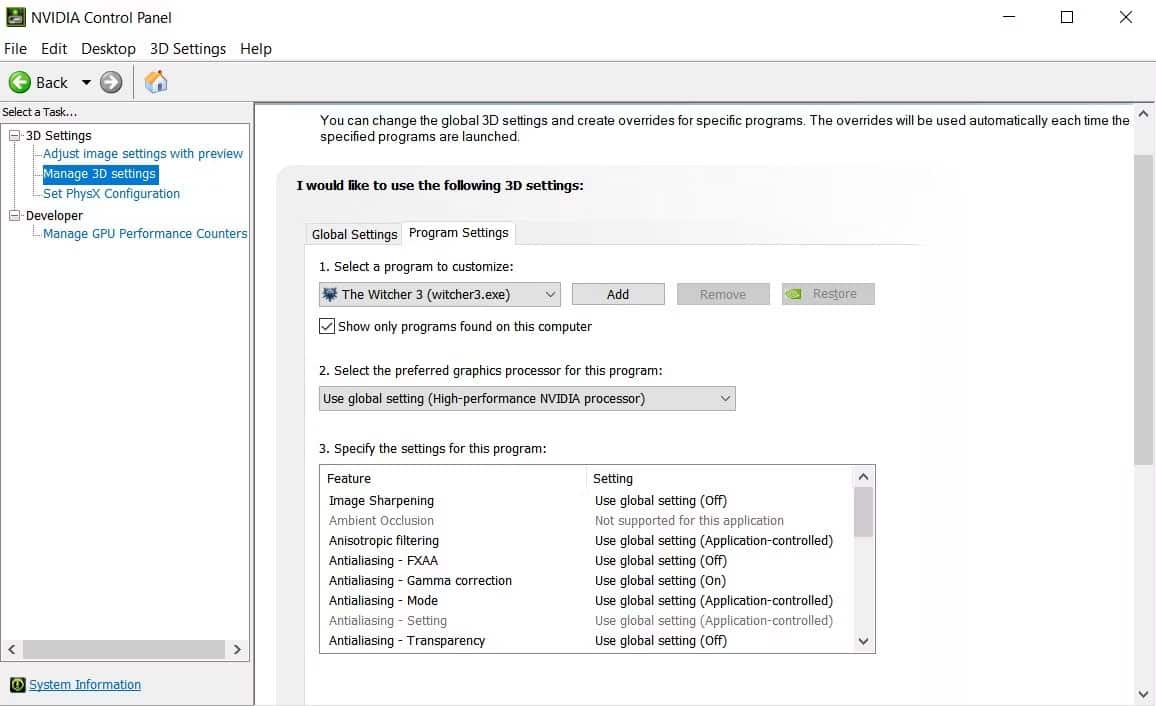 sua-loi-nvidia-display-settings-are-not-available-1-1 Menu NVIDIA Control Panel
