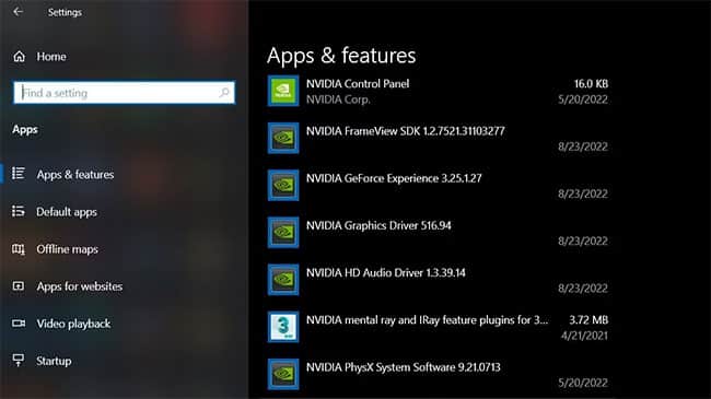 sua-loi-nvidia-display-settings-are-not-available-4 Cài đặt lại driver đồ họa và NVIDIA Control Panel