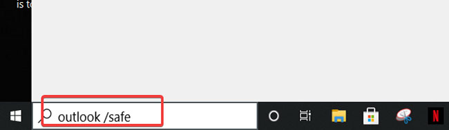 sua-loi-outlook-0x800408fc-3 Sử dụng Outlook ở Safe Mode