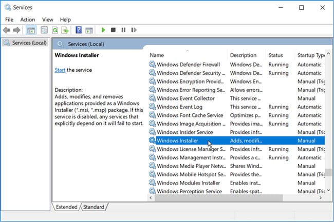 sua-loi-problem-with-this-windows-installer-package-1-1 Nhấp đúp vào tùy chọn Windows Installer