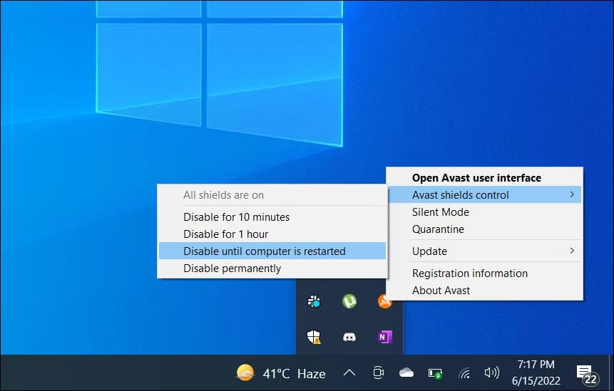 sua-loi-sao-chep-0x80030001-windows-3 Tạm thời vô hiệu hóa phần mềm diệt virus