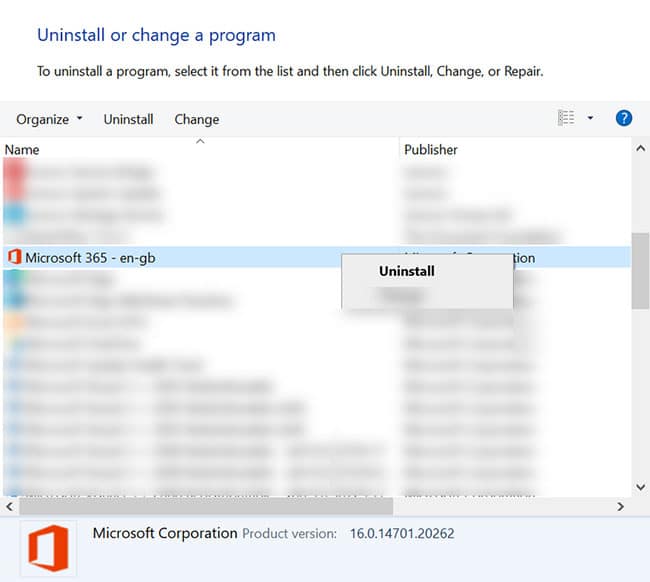 sua-loi-searchprotocolhost-exe-tren-windows-3 Chọn Uninstall