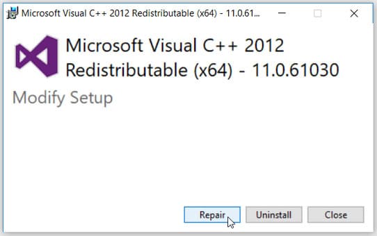 sua-loi-shell-infrastructure-host-has-stopped-working-4 Nhấp vào nút Repair