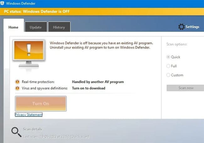 sua-loi-someone-else-is-still-using-this-pc-tren-windows-10 Gỡ bỏ và cài đặt lại phần mềm diệt virus của bên thứ ba