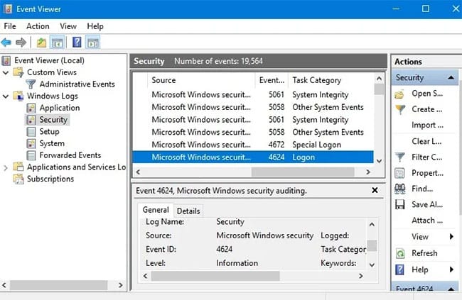 sua-loi-someone-else-is-still-using-this-pc-tren-windows-5 Tập trung vào danh mục nhiệm vụ "Logon"