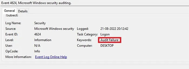 sua-loi-someone-else-is-still-using-this-pc-tren-windows-6 Sự kiện đăng nhập hiển thị "audit failure"