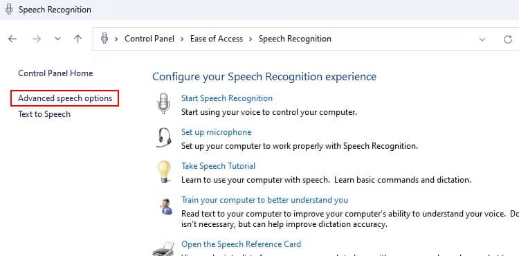 sua-loi-speech-recognition-could-not-start-2 Cài đặt nhận dạng giọng nói