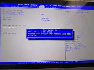 sua-loi-the-current-bios-setting-do-not-fully-support-the-boot-device-2 Kiểm tra mức độ ưu tiên của thiết bị khởi động