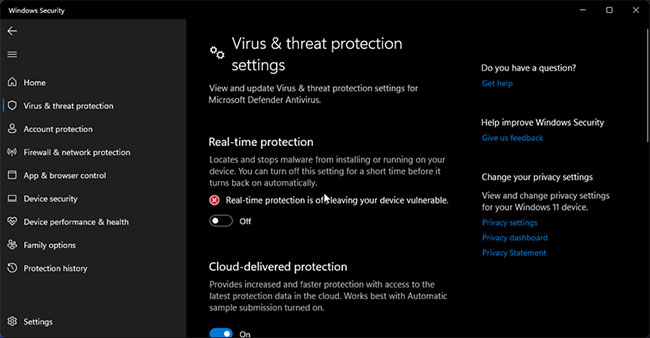 sua-loi-the-installer-has-encountered-an-unexpected-error-2203-7 Tạm thời vô hiệu hóa chương trình diệt virus và tường lửa