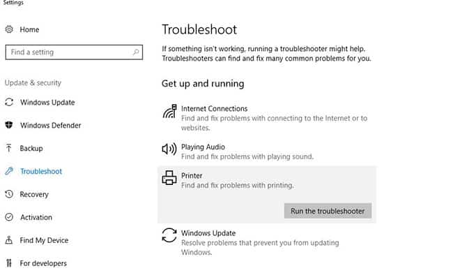 sua-loi-the-print-spooler-service-is-not-running-2 Nhấp vào Run the Troubleshooter