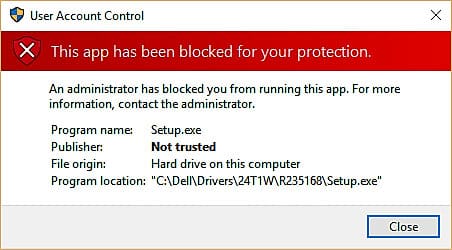 sua-loi-this-app-has-been-blocked-for-your-protection-1 Thông báo lỗi "This app has been blocked for your protection"