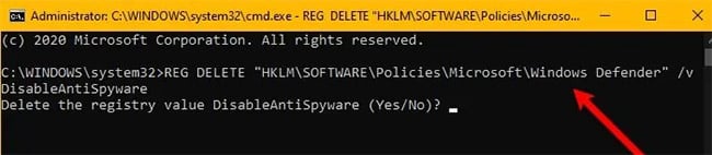 sua-loi-this-setting-is-managed-by-your-administrator-3 Xóa key AntiSpyware