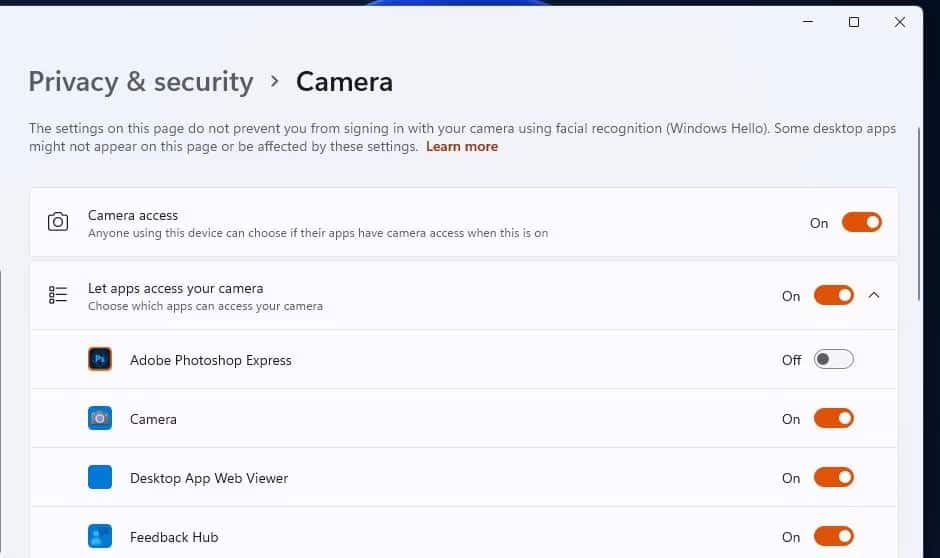 sua-loi-webcam-0xa00f4289-trong-windows-2 Truy cập cài đặt camera