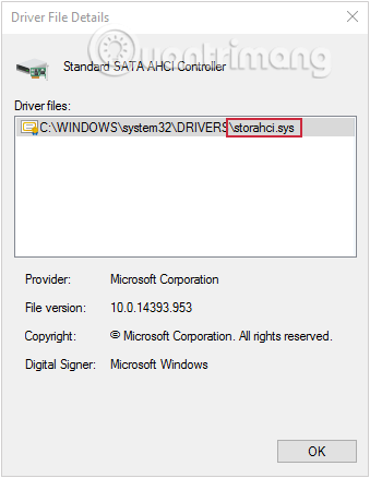 sua-loi-win-10-bi-treo-25 Nếu nhìn thấy storahci.sys đồng nghĩa với việc bạn đang chạy inbox StorAHCI.sys driver