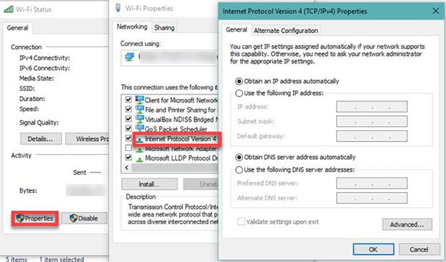 sua-loi-windows-could-not-automatically-detect-network-proxy-settings-2 Tự động lấy địa chỉ IP và thông tin DNS