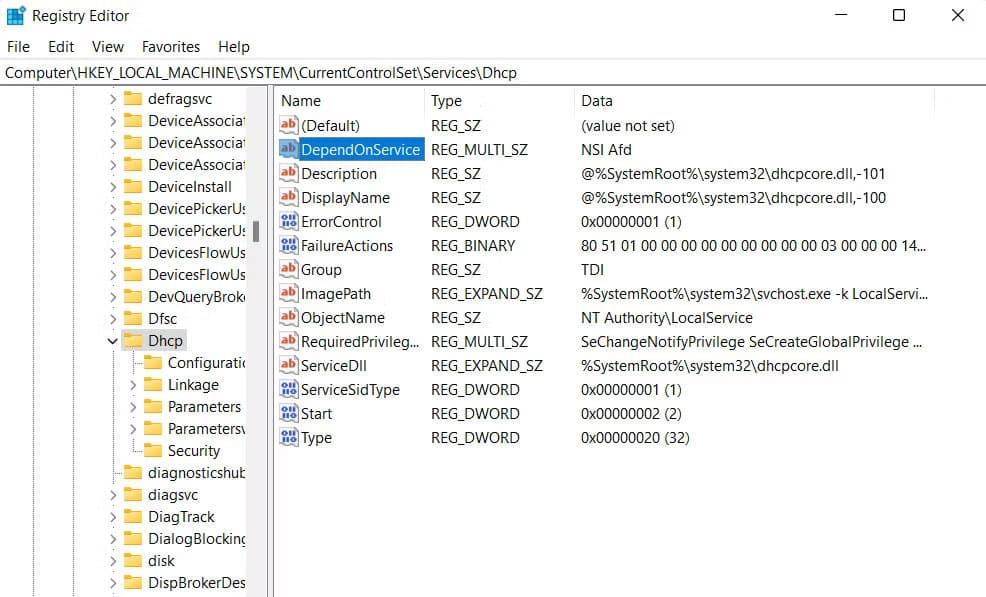 sua-loi-windows-could-not-start-the-wlan-autoconfig-5 Chuỗi DependOnService