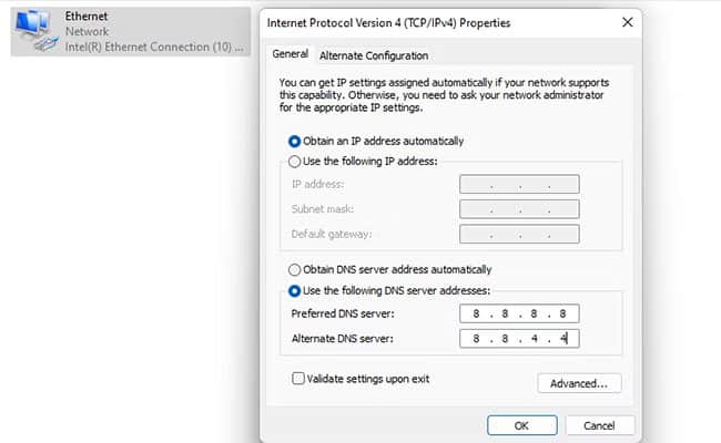sua-loi-windows-has-detected-an-ip-address-conflict-4 Thuộc tính IPv4 trong Windows