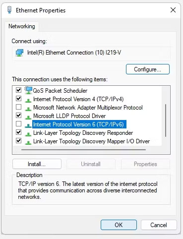 sua-loi-windows-has-detected-an-ip-address-conflict-7 Thuộc tính Ethernet trong Windows
