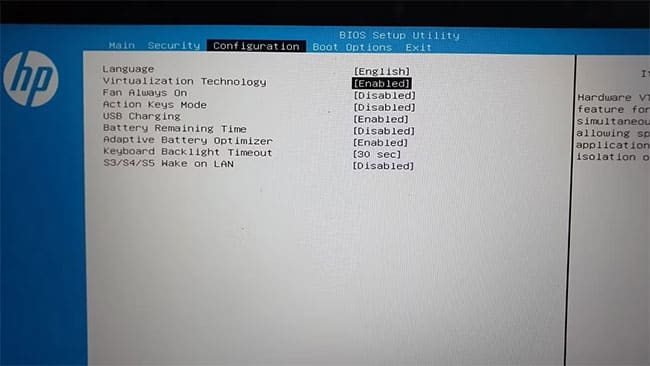 sua-loi-windows-sandbox-no-hypervisor-was-found-0xc0351000-3 Bật ảo hóa phần cứng