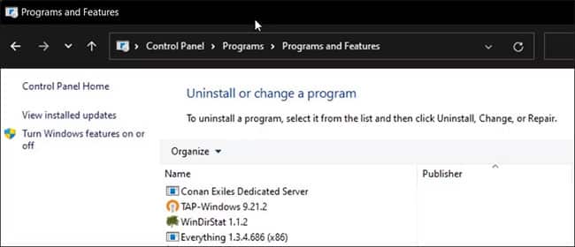 sua-loi-windows-sandbox-no-hypervisor-was-found-0xc0351000-4 Bật tắt các tính năng của Windows 11 Control Panel