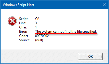 sua-loi-windows-script-host-3 Windows Script Host The System Cannot Find the File Specified