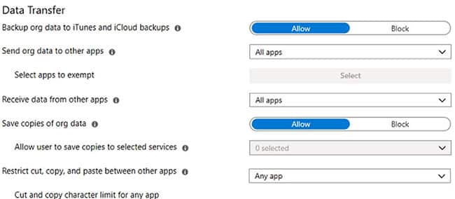 sua-loi-your-organization-s-data-cannot-be-pasted-here-1 Đảm bảo tính năng Copy - Paste không bị chặn trong Microsoft Intune