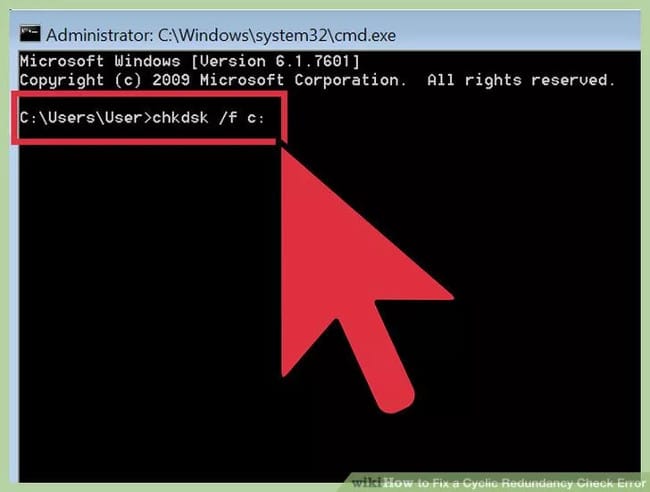 Nhập lệnh vào cửa sổ Command Prompt
