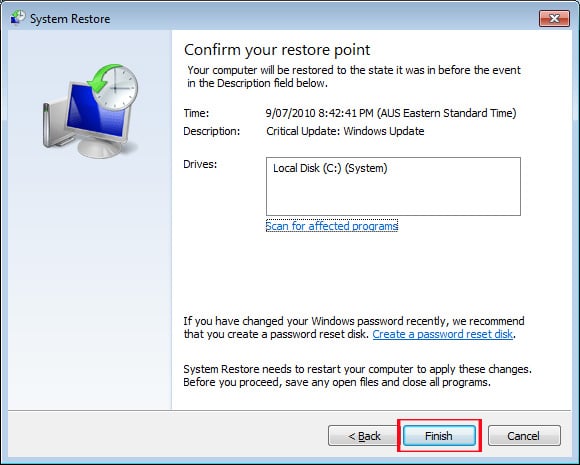 System Restore