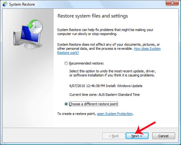 System Restore