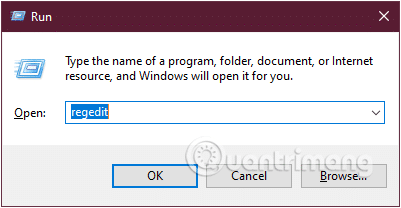 tat-your-windows-license-will-expire-soon-windows-10-10 Nhập lệnh regedit vào cửa sổ lệnh Run