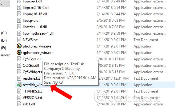 Chạy file phần mềm