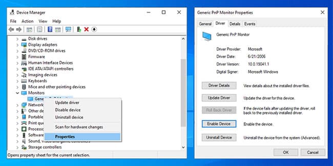 thanh-truot-do-sang-bien-mat-khoi-taskbar-2 Kích hoạt Generic PnP Monitor