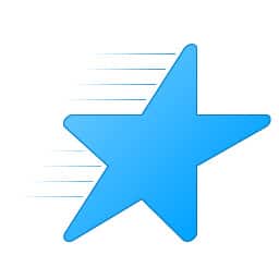 Biểu tượng hình ngôi sao màu xanh cho thư mục Quick Access