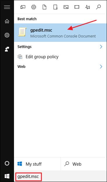 Đầu tiên mở Local Group Policy Editor