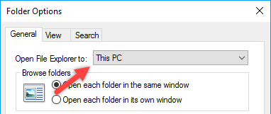 chọn This PC