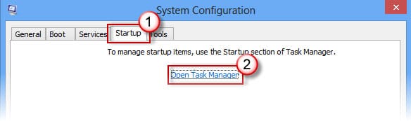 thuc-hien-clean-boot-3 Chọn Open Task Manager