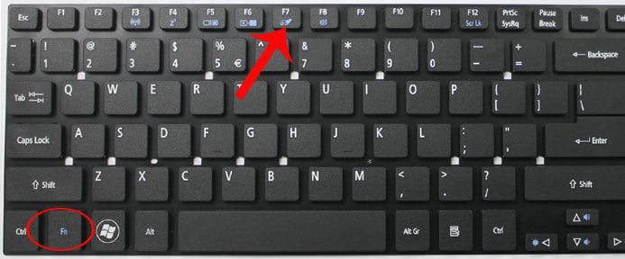Kích hoạt Touchpad
