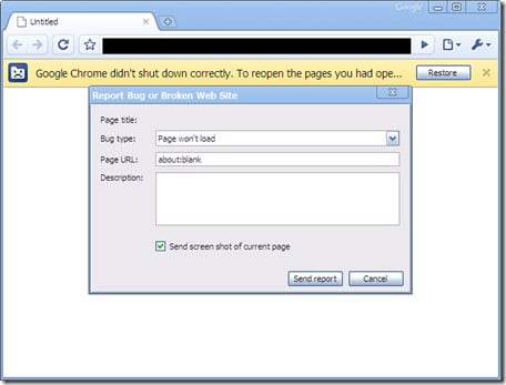 Trình duyệt Chrome trên máy tính Windows bị treo