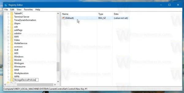 StorageDevicePolicies