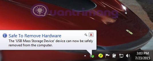 Những cách rút USB đúng cách