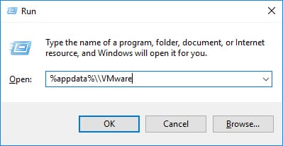 Truy cập thư mục VMware